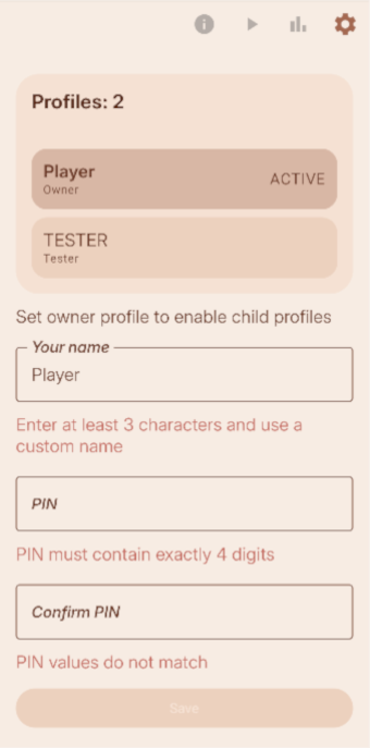 Capybara Intuition Lab settings part 2